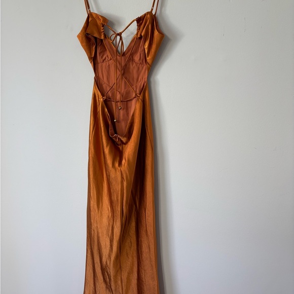 Selfie Leslie Rust Maxi Dress - Picture 2 of 2